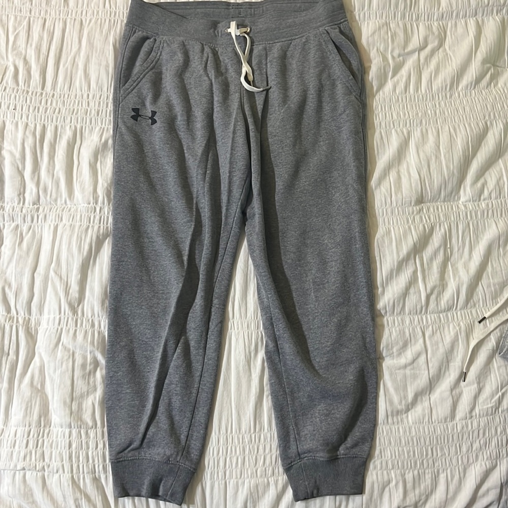 Gray Under Armour Sweatpants